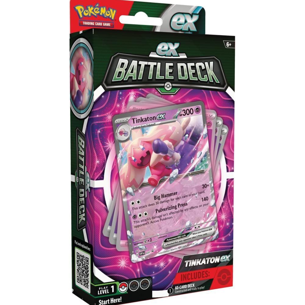 Jeu de cartes Pokemon TCG ex Battle Deck Chien - Pao - Tinkaton Jeu de cartes Pokemon TCG ex Battle Deck Chien - Pao - Tinkaton